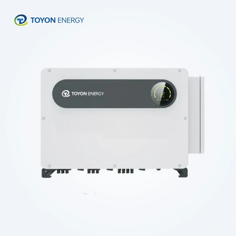 High‑Power 100KW Three‑Phase Grid‑Tied Solar Inverter For Commercial PV System