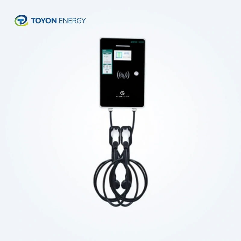 14kW Dual-Gun Commercial AC EV Charging
