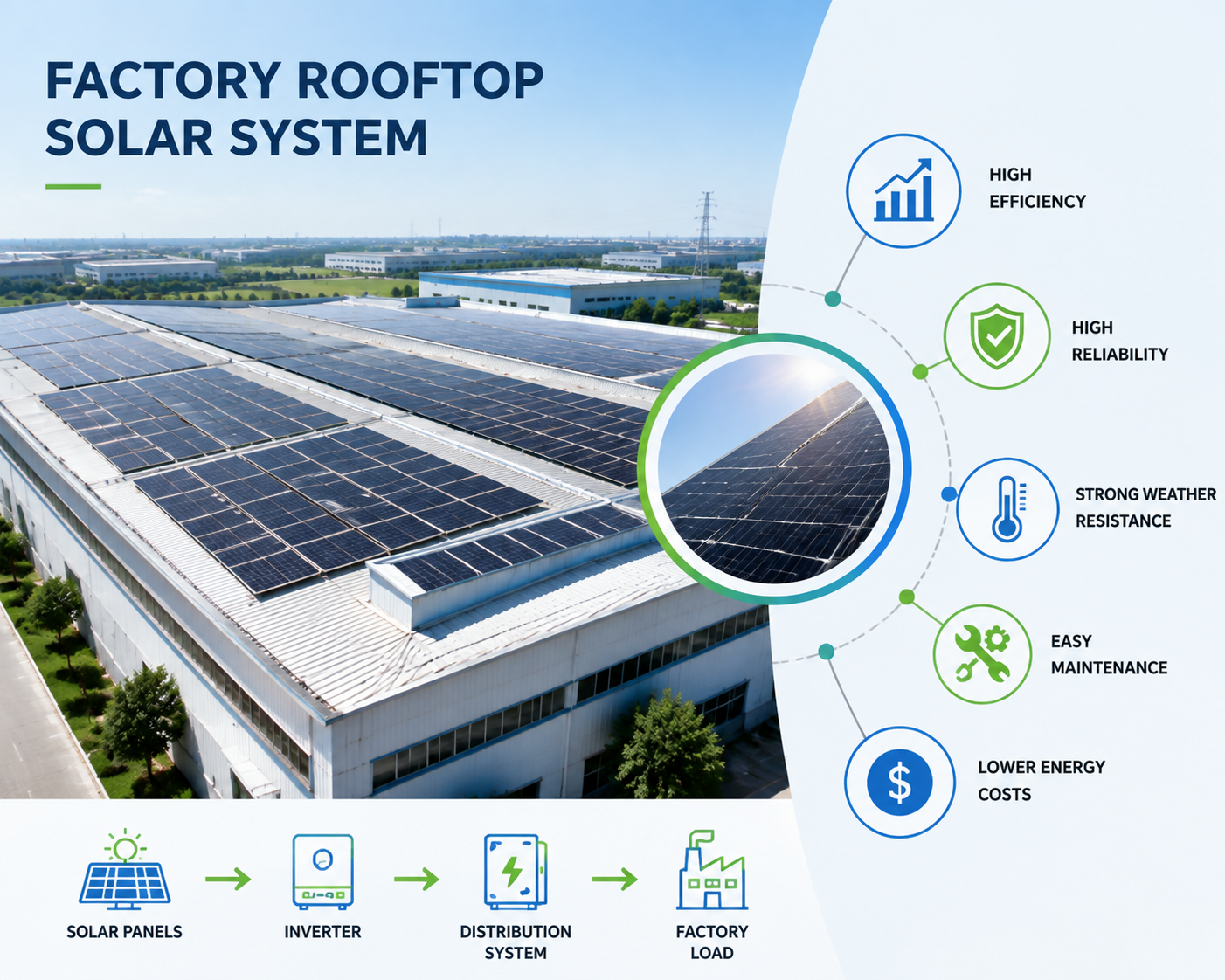 How to Select Solar Panels for Factory Rooftop Solar Systems
