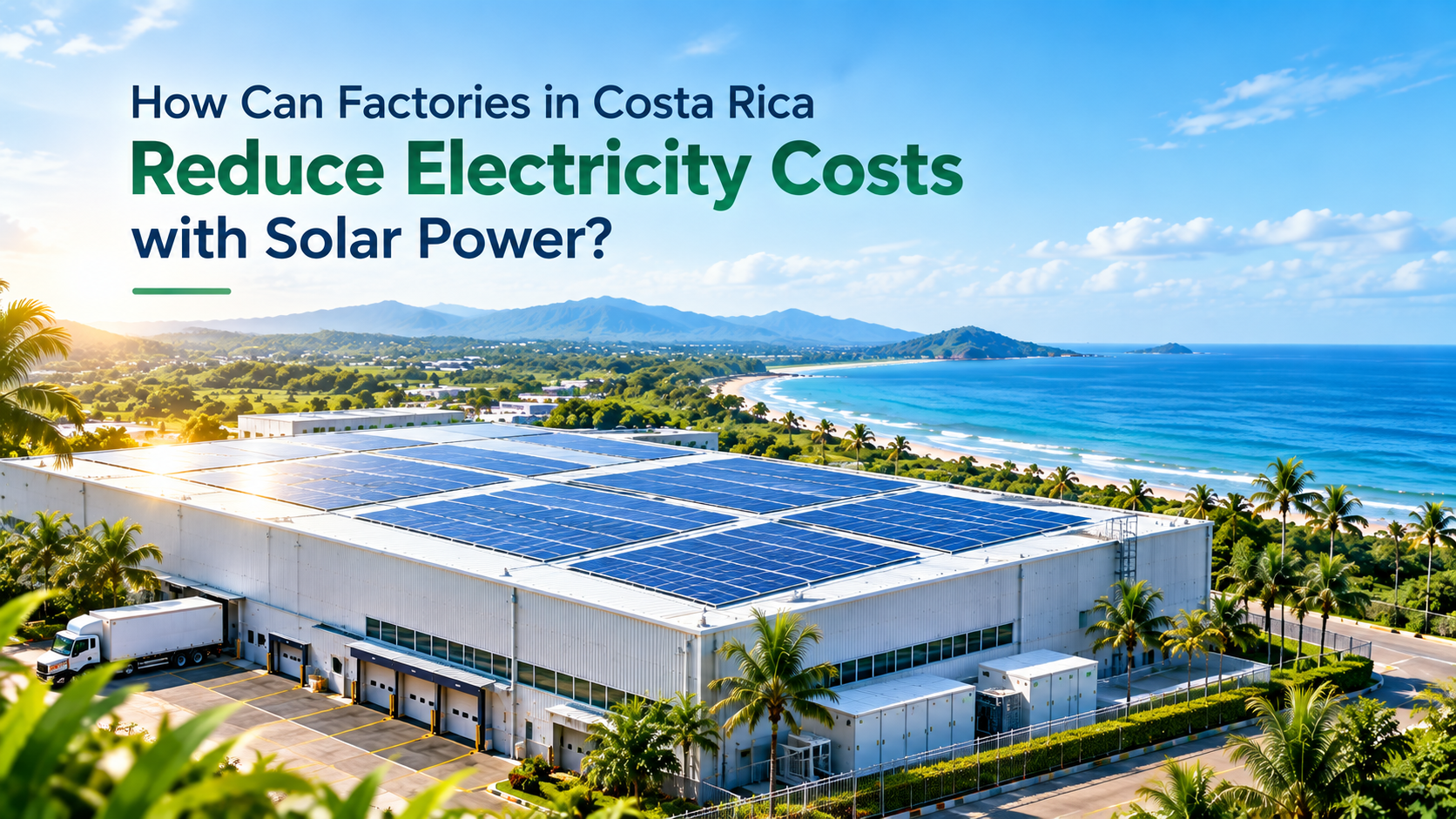 How Can Factories in Costa Rica Reduce Electricity Costs with Solar Power?